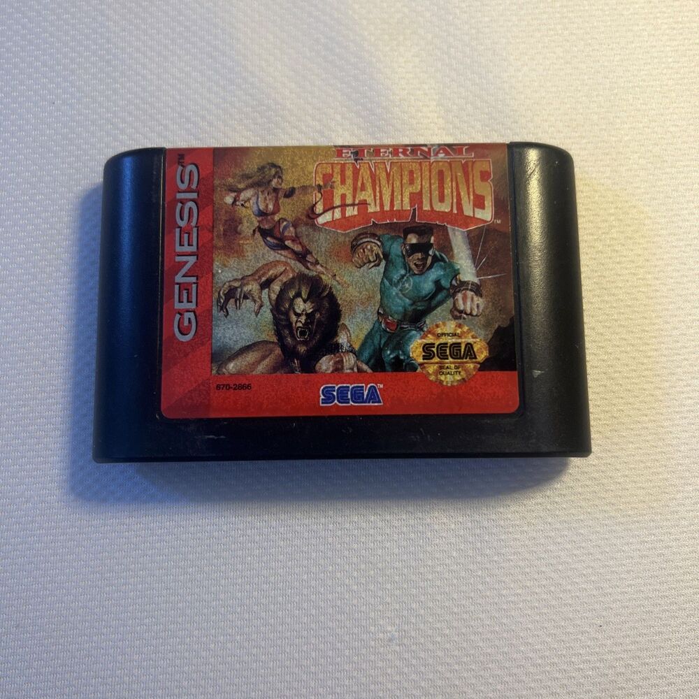 Eternal Champions (Sega‎ Genesis, 1993) Authentic Cartridge Only